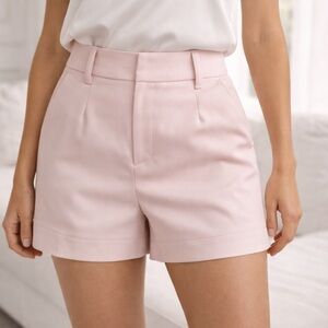Express High Rise Tailored Shorts Blush Pink Size 10